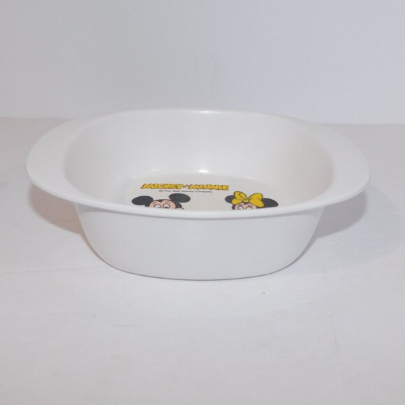 Vintage Disney Mickey Mouse Minnie Srithai Superware melamine Childrens kid Bowl - Picture 4 of 6